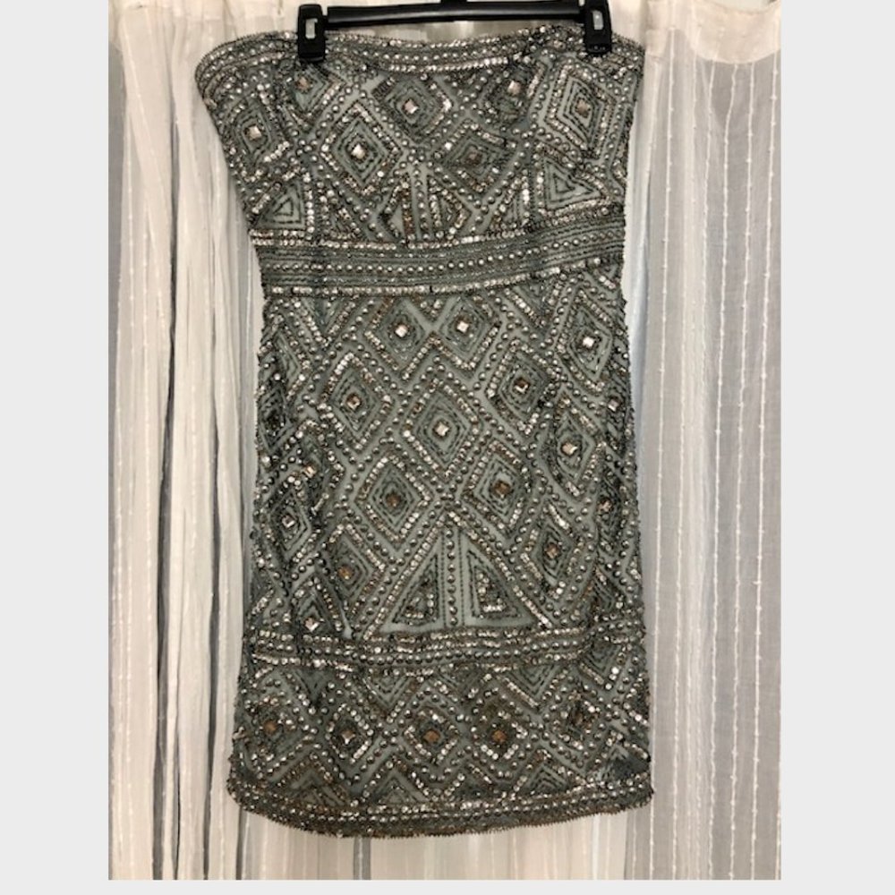 Adrianna Papell Sequin Dress